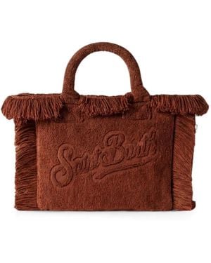 MC2 Saint Barth Colette Fringed-Edge Tote Bag - Brown