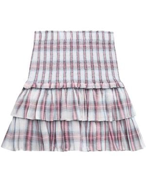 Isabel Marant Naomi Tiered Mini Skirt - White