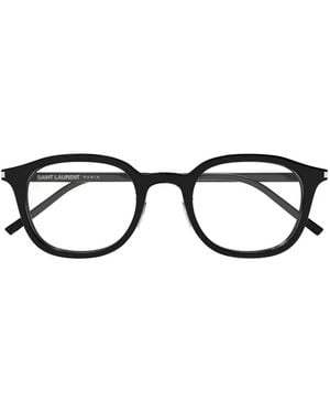 Saint Laurent Occhiali Tondi - Nero