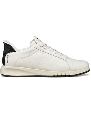 Geox Aerantis Plus Panel Trainers - White