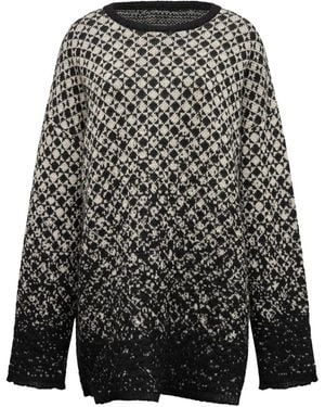 MM6 by Maison Martin Margiela Wool Sweater - Grey