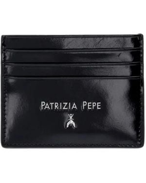 Patrizia Pepe Logo-Plaque Cardholder - Black