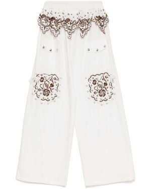 Chopova Lowena Lansky Trousers - White