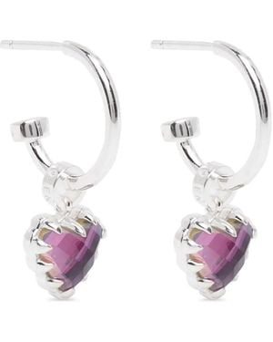 Stolen Girlfriends Club Love Anchor Earrings - White
