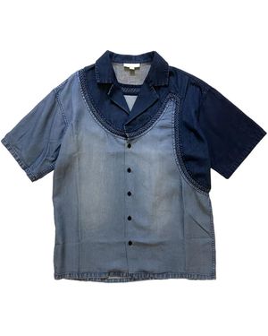 PONDER.ER Camisa vaquera con ribete de ganchillo - Azul