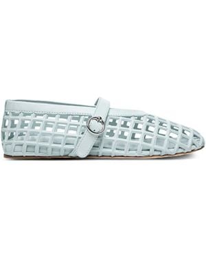 3Juin Buckle Ballet Flats - Blue