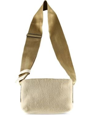 Uma Wang Small Leather Shoulder Bag - Metallic
