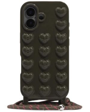 Bimba Y Lola Dark Shiny Silicone Case For Iphone 17 - Green