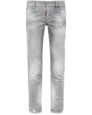 DSquared² Logo-Patch Jeans - Grey