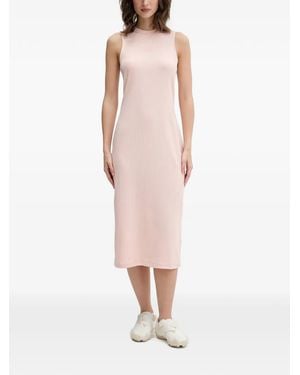 adidas Robe Mi-Longue Nervurée À Design Sans Manches - Pink