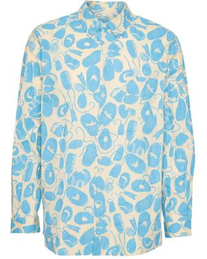 Henrik Vibskov Printed Shirt - Blue