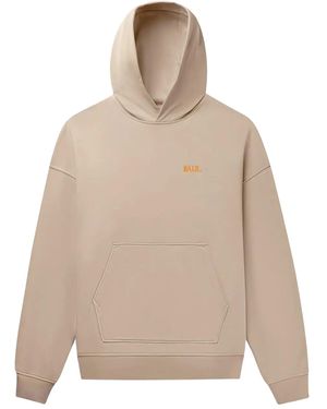 BALR Hooded Graphic Jumper - Natural