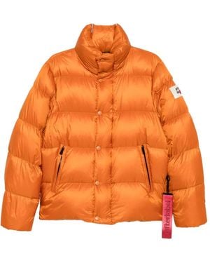AFTER LABEL Chamonix Quilted Puffer Jacket - Orange