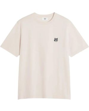 Maison Kitsuné Fox Head Patch T-Shirt - White
