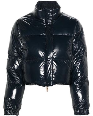 Thom Browne Herringbone Reversible Down Jacket - Blue