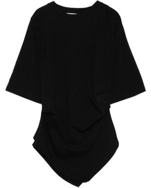 Rohe Draped T-Shirt - Black