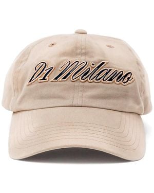 D1 Milano Logo-Embroidered Cap - Natural