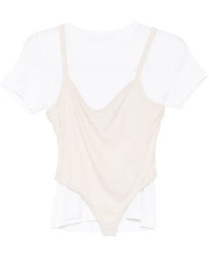 ALAINPAUL Double Layered T-Shirt - White