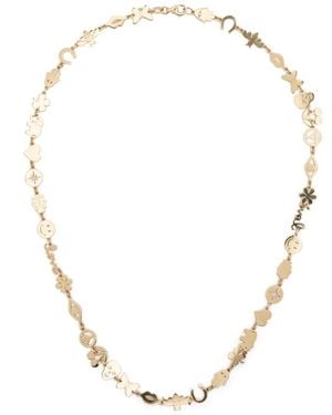 Sydney Evan 14K Multi-Icon Necklace - Natural