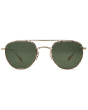 Mr. Leight Roku Ii S Pilot-Frame Sunglasses - Green