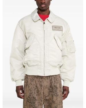 Alpha Industries Cwu-45 Heritage Bomber Jacket - White