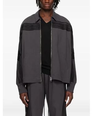 Song For The Mute Applique Track Jacket - Black