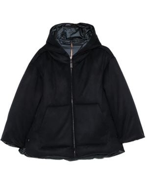 Max Mara Gesteppte The Cube Kapuzenjacke - Schwarz
