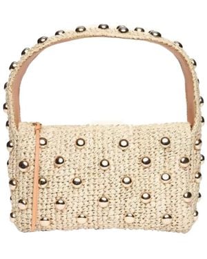 Poolside Borsa Tote Lachlan Con Borchie - Metallizzato