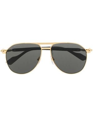 Gucci Pilot-Frame Sunglasses - Grey