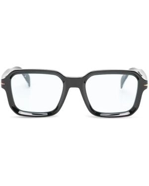 David Beckham Sonnenbrille Mit Eckigem Gestell - Schwarz