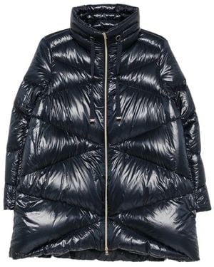 Herno Zip-Up Padded Coat - Blue