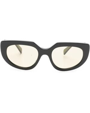 Prada Sonnenbrille Mit Geometrischem Gestell - Schwarz