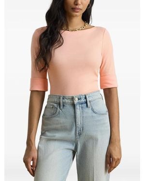 Ralph Lauren Boat-Neck Top - Blue
