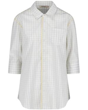 Paloma Wool Salina Check Shirt - White