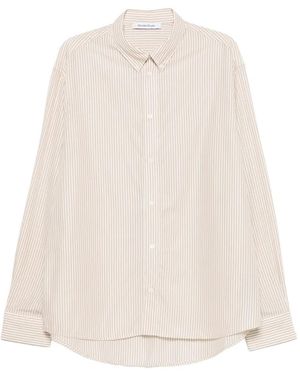 Etudes Studio Button-Down Striped Shirt - White