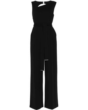 Calvin Klein Crepe Jumpsuit - Black