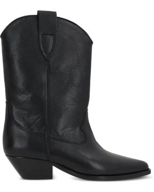 Isabel Marant Botines Con Puntera En Punta - Negro
