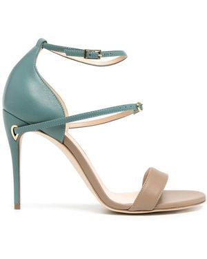 Jennifer Chamandi Sandalen Met Enkelbandje - Blauw