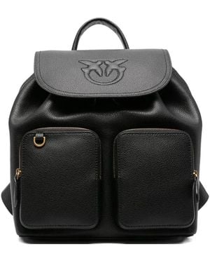 Pinko Leather Backpack - Black