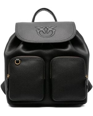 Pinko Leather Backpack - Black