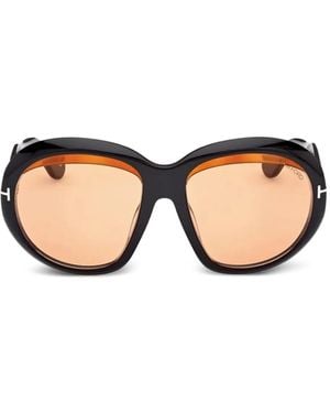Tom Ford Shiny Frame Sunglasses - Natural