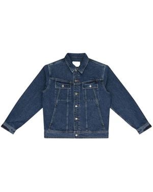 Aimé Leon Dore Paneled Denim Jacket - Blue