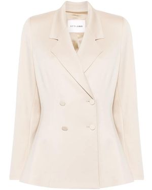 Styland Double-Breasted Blazer - Natural