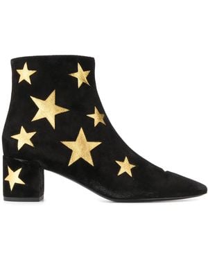 Saint Laurent Lou 50mm Star Black Boots