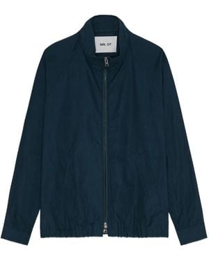 NN07 Dave Zip-Front Jacket - Blue