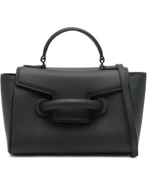Vasic Top Handle Tote Bag - Black