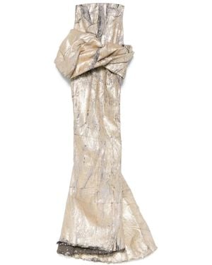 Rick Owens Gonna Lunga Drappeggiata - Bianco