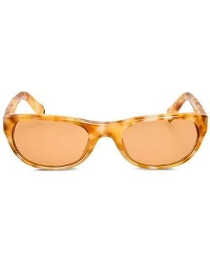 Jacquemus Sole Rectangle-Frame Sunglasses - Orange