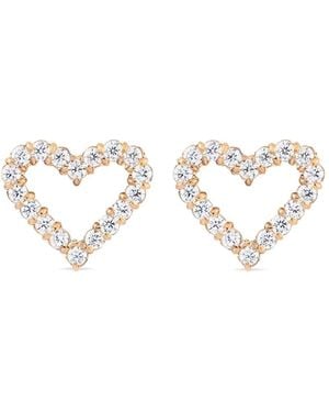 Daniel Wellington Mirelle Heart Earrings - White