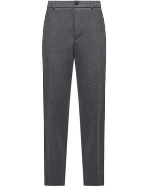 Moncler Button-fastening jersey trousers - Grau